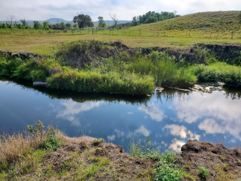Springwater National Wildlife Refuge Dam