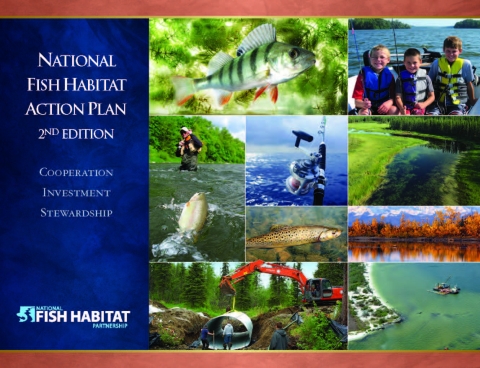 Picture of the cover of the National Fish Habitat Action Plan 2nd Edition