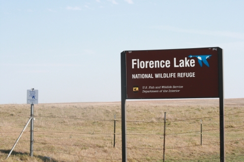 Florence Lake NWR Sign