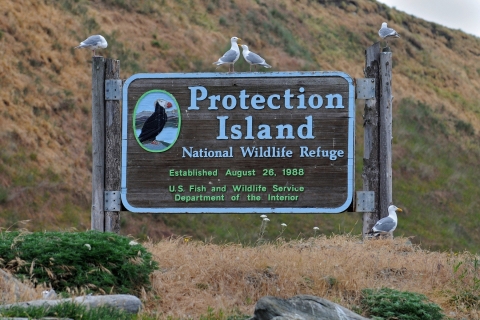 Protection Island Refuge Sign 