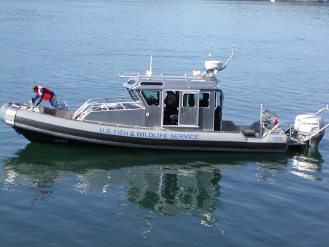 U.S. Fish and Wildlife Service Boat