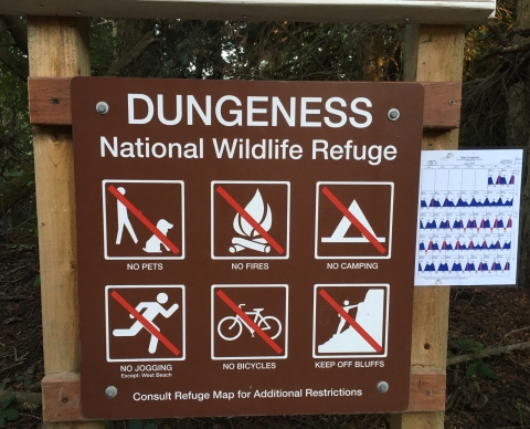 Refuge Regulation Sign