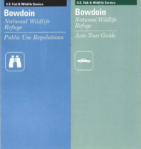 Bowdoin National Wildlife Refuge Auto Tour Guide and regulations brochure