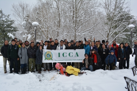 March 2018 ICCA Participants Enjoy Snow