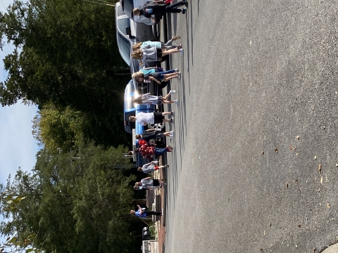 Group visiting Wolf Creek National Fish Hatchery 