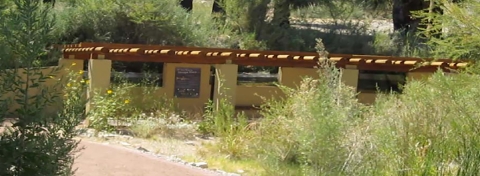Photo of trail and viewing windows