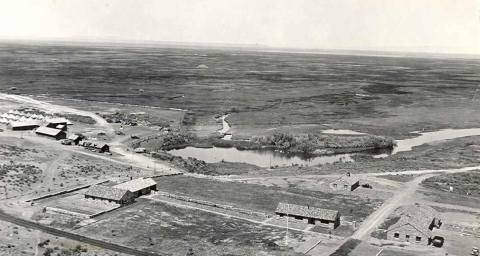 CCC Camp at Malheur NWR headquarters, 1937