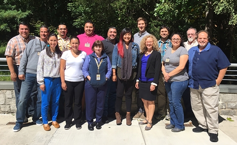 Group photo of Fish and Wildlife Service Native American Liaisons.