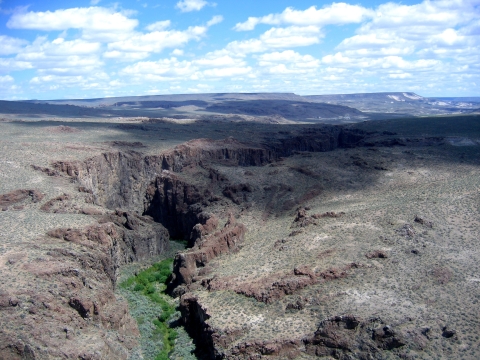 Rugged canyon on Sheldon National Wildlife Refuge