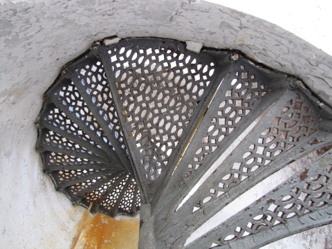 Lighthouse stairs.