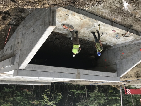 Cummings Brook aquatic connectivity project, Farmington, Maine