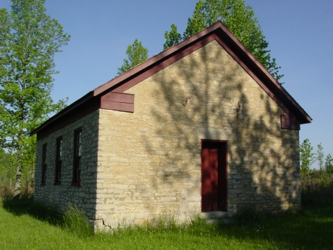Exterior view of Oakdale school