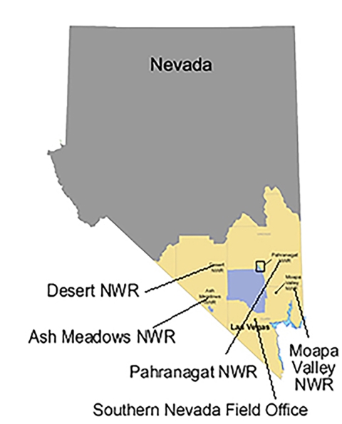Map depicting area covered by SNFWO