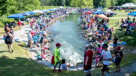 Catch A Rainbow Fishing Derby at Wolf Creek National Fish Hatchery