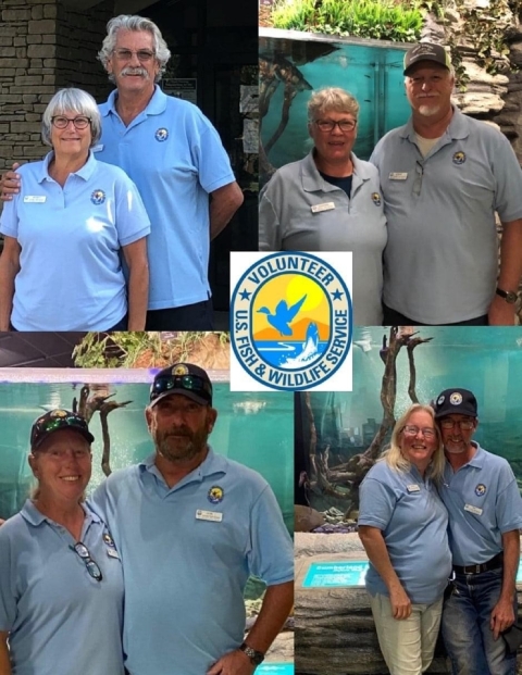 Volunteers at Wolf Creek National Fish Hatchery
