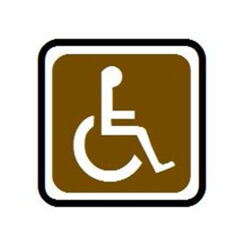symbol of a wheelchair