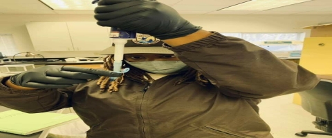 woman in lab 