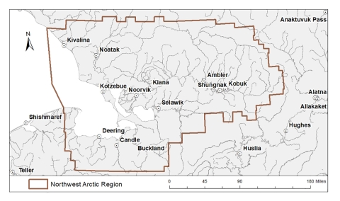 Maps of Northwest Arctic Region