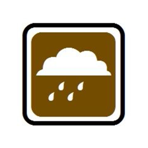 symbol of a rain cloud