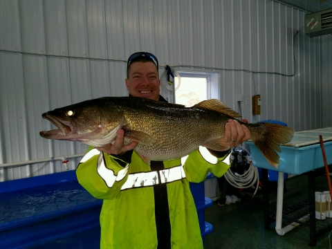 A man holding a big fish