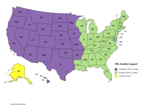  Regional Aviation Compliance Specialist Map