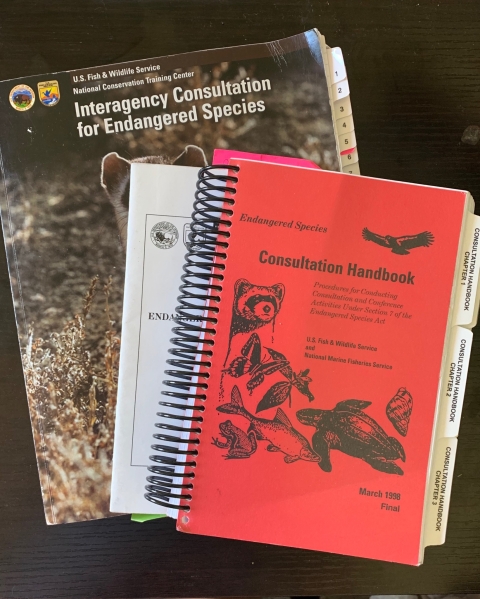 Endangered Species Act Statute, Regs, and Training Manual
