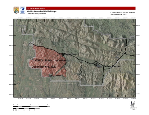 Map of Closed area during Elk Hunt 12/6/22-12/8/22