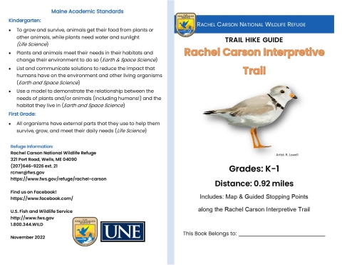 Rachel Carson NWR K-1 Teacher-Led Trail Hike Guide Cover