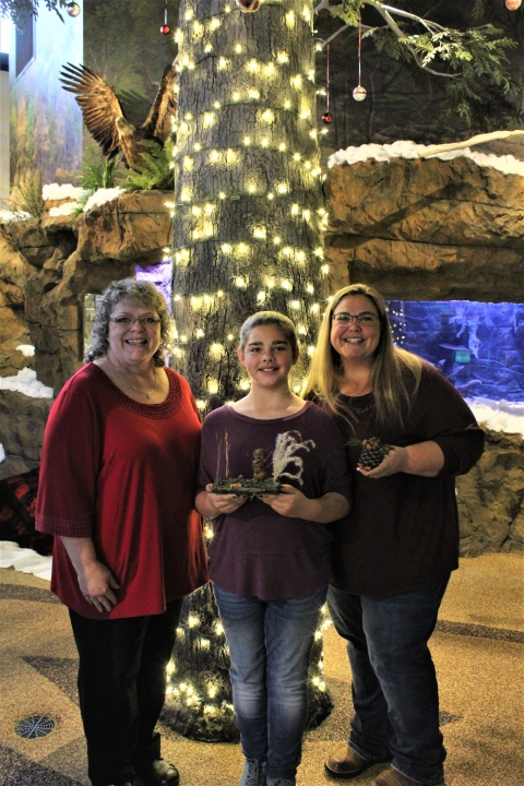 Visitors at Holiday Open House