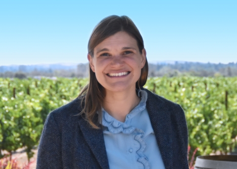 a portrait of Katie Jackson from Jackson Family Wines