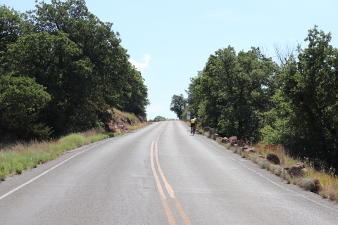Bicycles on Mount Scott Roadway