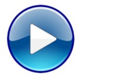 Play button icon graphic 