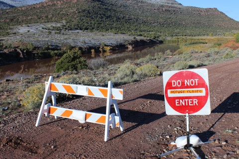 The Browns Park NWR Wildlife Drive is temporarily closed until further notice. 