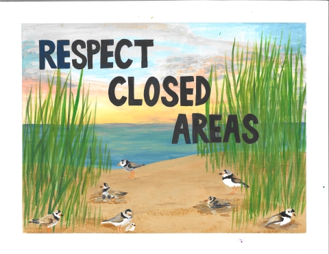 Image of sample beach sign