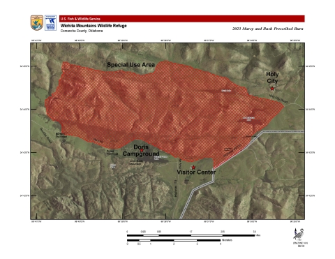 WMWR Prescribed Burn Closure Map 4-5-2023