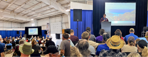 Pilot Biologists presenting at EAA AirVenture Convention