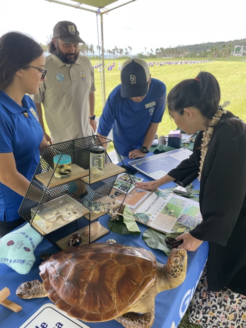 Guam NWR conducting outreach at public event