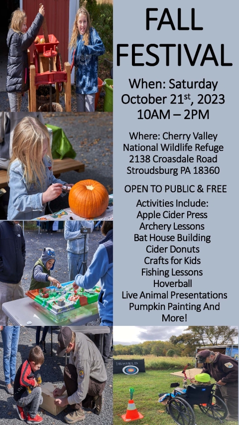 Cherry Valley NWR 2023 Fall Festival Flyer