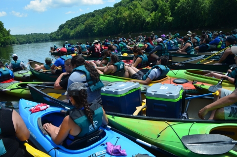 NYCALC ready to kayak on Potomac River