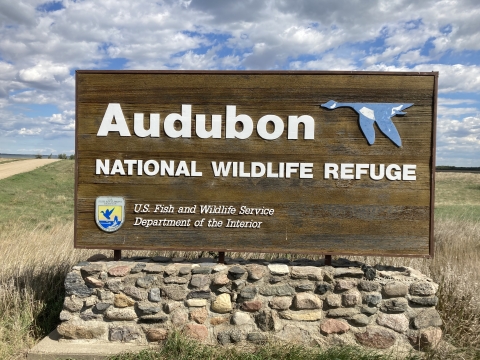 Audubon NWR Entrance Sign