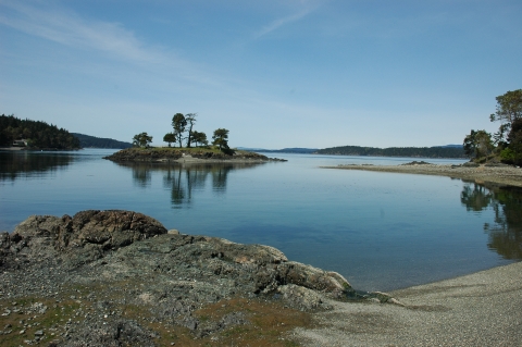 View from Turn Island on a Calm Sunny Day
