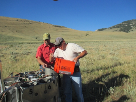Wind River high elevation trout stocking