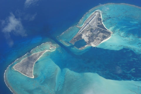 Midway Atoll aerial image