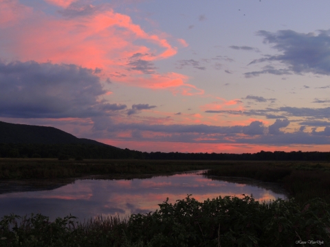 Sunset at Wallkill River National Wildlife Refuge