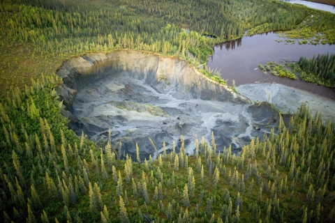  Erosion at Selawik National Wildlife Refuge in Alaska