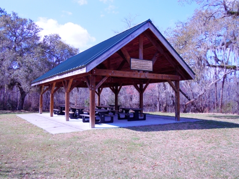 Picnic Shelter at Cox Ferry Lake Recreation Area