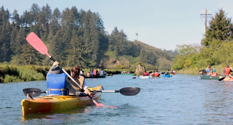 Guided water tours of Siletz Bay and Nestucca Bay National Wildlife Refuges.