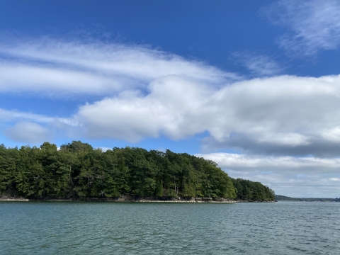 View of sky and Thousand Islands
