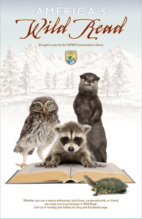 Join America's Wild Read the USFWS Library's book club. Graphics: Richard DeVries/USFWS 