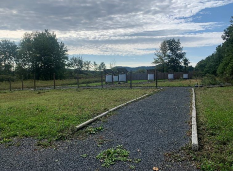 Archery targets on range at Silvio O. Conte National Fish and Wildlife Refuge